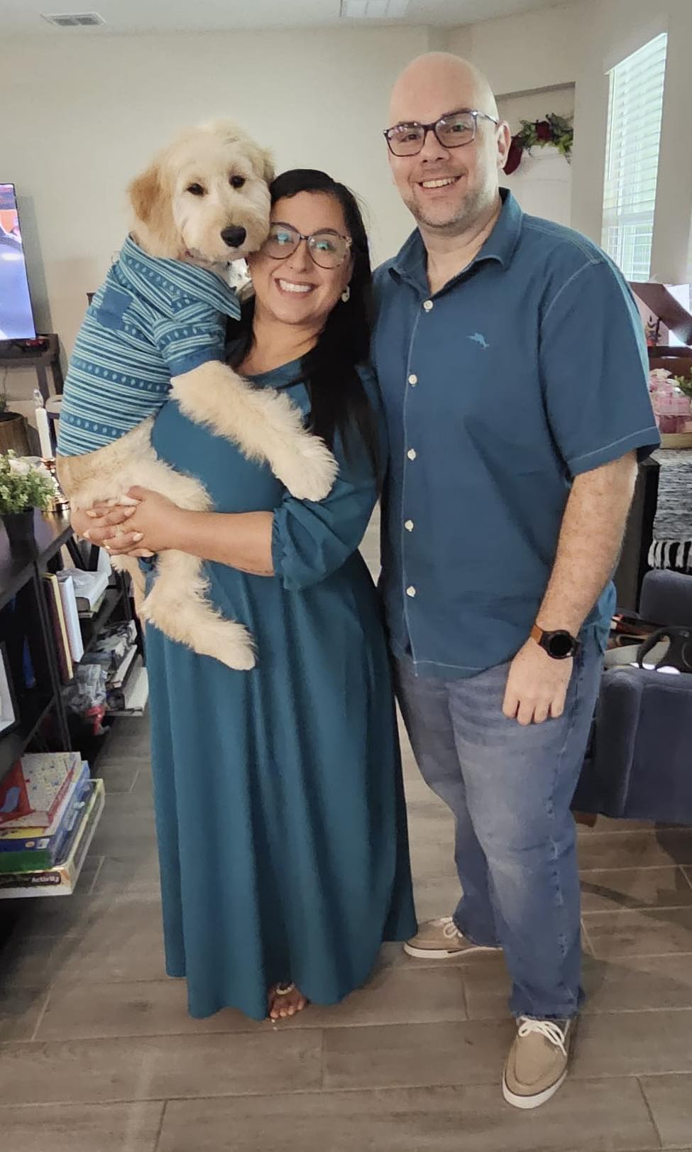 Carmen with Rafael and DJ